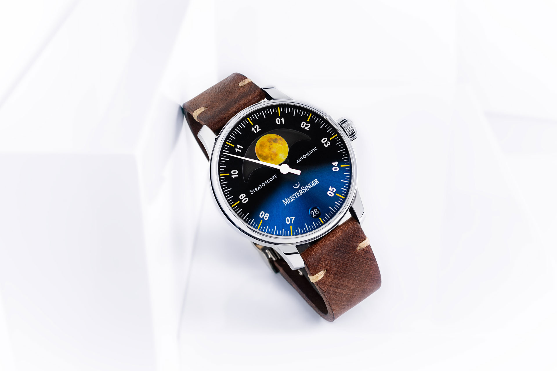 MeisterSinger Stratoscope - Automatik, 1-Zeiger Luxusuhr bei Schmollgruber Innsbruck